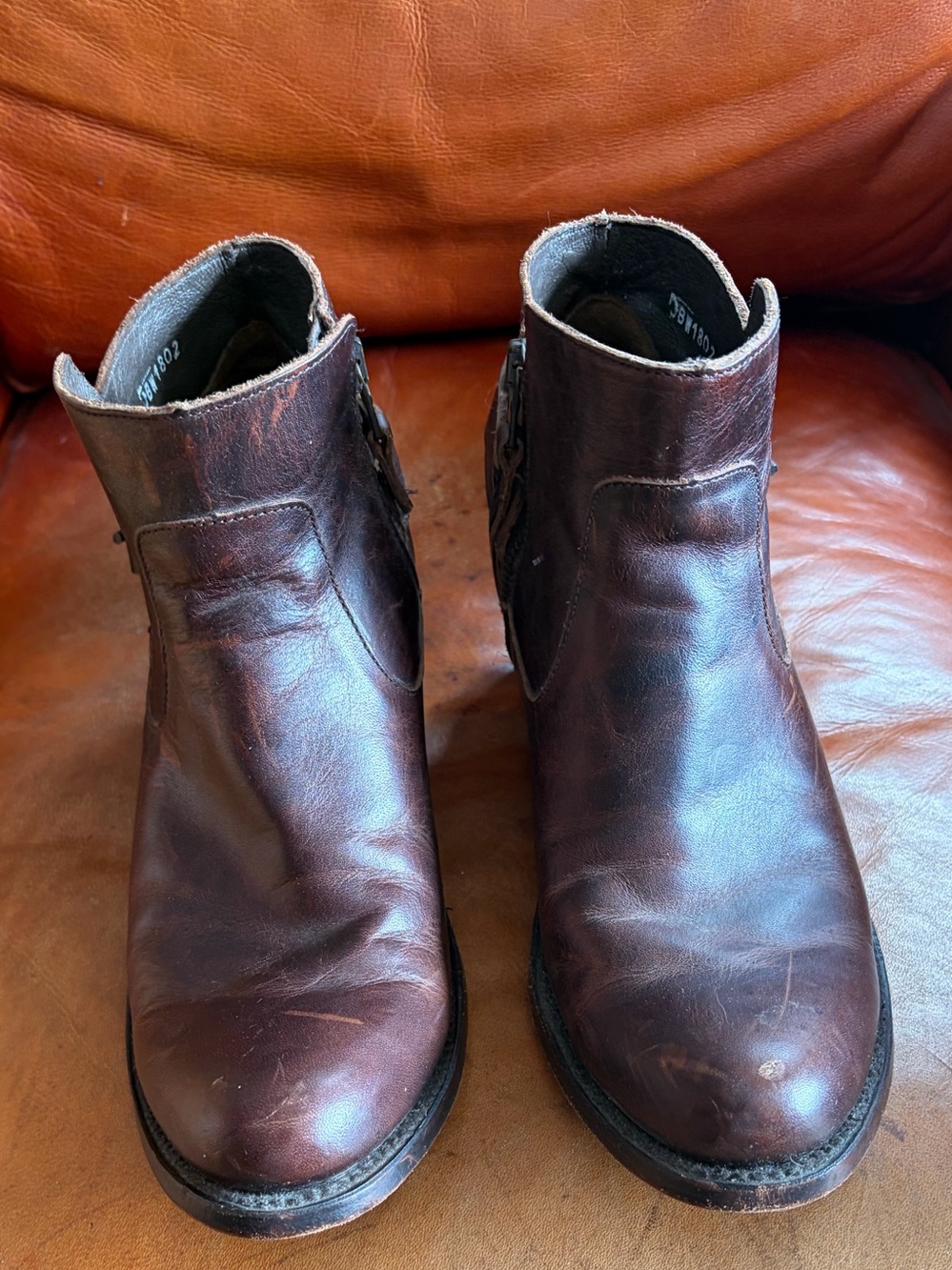 Women’s Brown Leather Ankle Boots